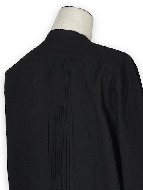 eofm��back tuck shirts salar dyed brand cloth��BLACK�ڥ����ե��
