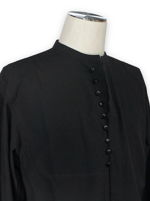 eofm��back tuck shirts salar dyed brand cloth��BLACK�ڥ����ե��
