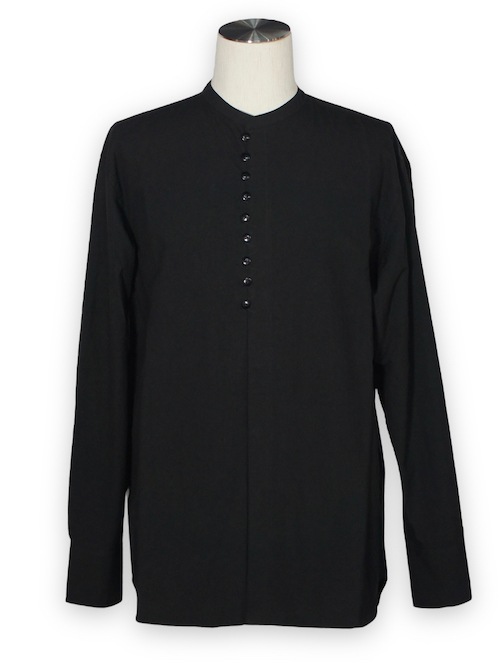 eofm��back tuck shirts salar dyed brand cloth��BLACK�ڥ����ե��