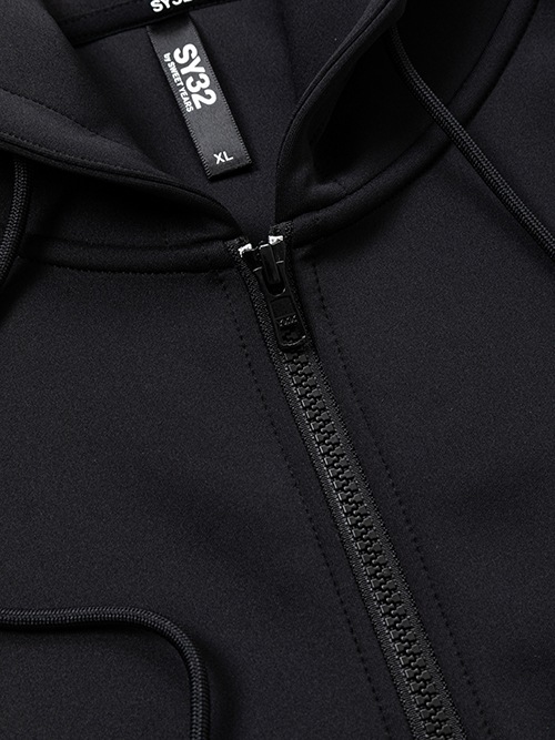 ZIP�ա��ǥ��� DOUBLE KNIT BASIC ZIP HOODIE 13492 BLACK SY32 by SWEET YEARS �����磻�����ƥ��ȥ��Х����������ȥ��䡼��