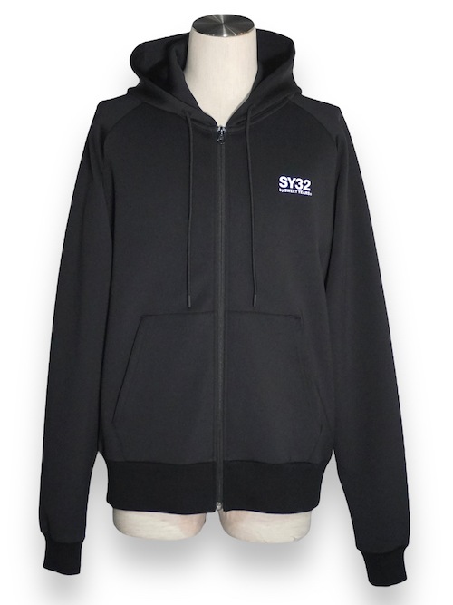 ZIP�ա��ǥ��� DOUBLE KNIT BASIC ZIP HOODIE 13492 BLACK SY32 by SWEET YEARS �����磻�����ƥ��ȥ��Х����������ȥ��䡼��