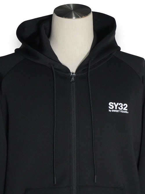 ZIP�ա��ǥ��� DOUBLE KNIT BASIC ZIP HOODIE 13492 BLACK SY32 by SWEET YEARS �����磻�����ƥ��ȥ��Х����������ȥ��䡼��