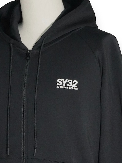 ZIP�ա��ǥ��� DOUBLE KNIT BASIC ZIP HOODIE 13492 BLACK SY32 by SWEET YEARS �����磻�����ƥ��ȥ��Х����������ȥ��䡼��