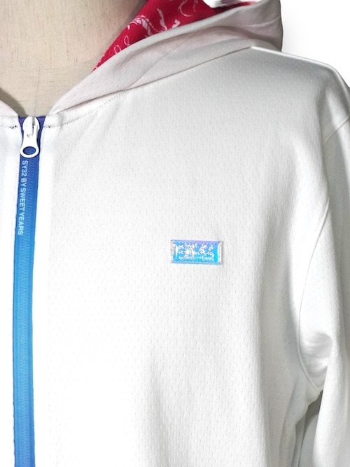 ZIPフーディー RESORT ZIP HOODIE WHITE SY32 by SWEET YEARS
