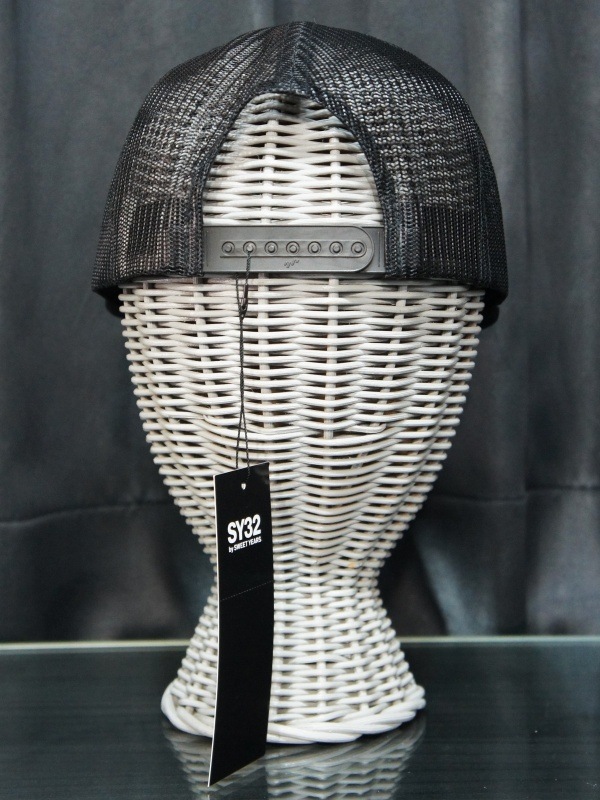 SY32 by SWEET YEARS��3D LOGO SNAPBACK MESH CAP��BLACK��WHITE�ڥ����磻�����ƥ��ȥ��Х����������ȥ��䡼������å��奭��åס��֥�å��ߥۥ磻�ȡ�