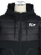 SY32 by SWEET YEARS��DOUBLE KNIT ZIP HOODIE��BLACK