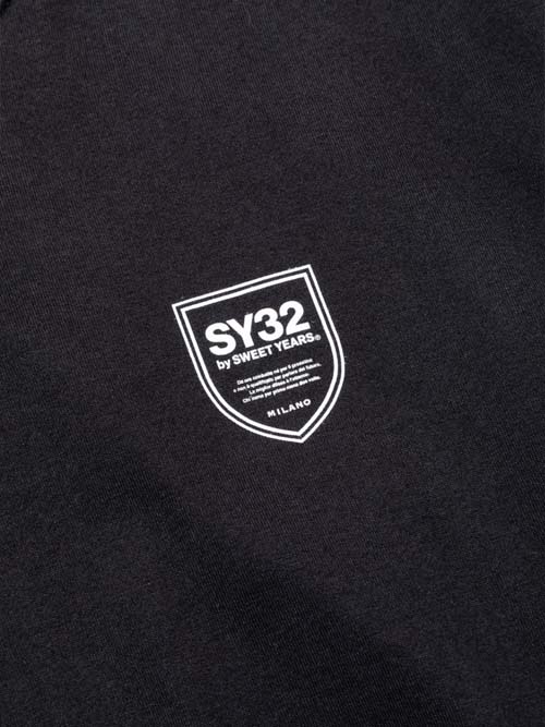 ĹµT����� MINI SHIELD LOGO L/S TEE BLACK SY32 by SWEET YEARS �����磻�����ƥ��ȥ��Х����������ȥ��䡼��