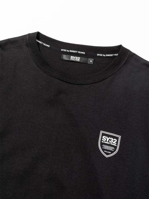 ĹµT����� MINI SHIELD LOGO L/S TEE BLACK SY32 by SWEET YEARS �����磻�����ƥ��ȥ��Х����������ȥ��䡼��