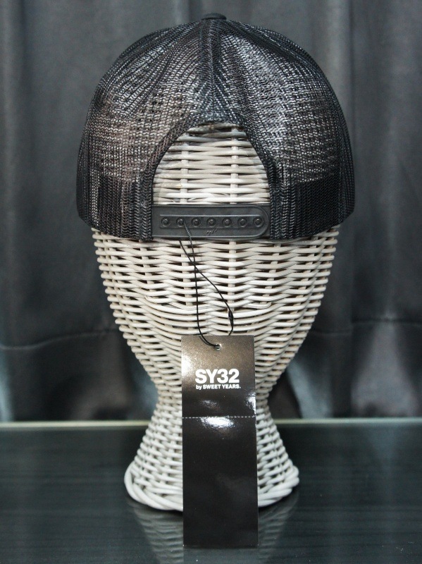 SY32 by SWEET YEARS��3D LOGO SNAPBACK MESH CAP��BLACK��BLACK�ڥ����磻�����ƥ��ȥ��Х����������ȥ��䡼������å��奭��åס��֥�å��ߥ֥�å���