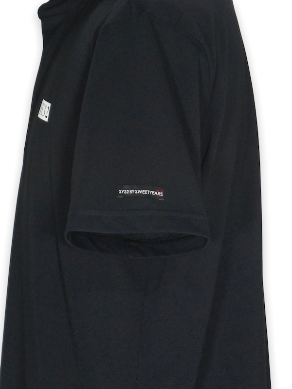 SY32 by SWEET YEARS�֡�GOLF��SKIPPER POLO SHIRTS�� BLACK
