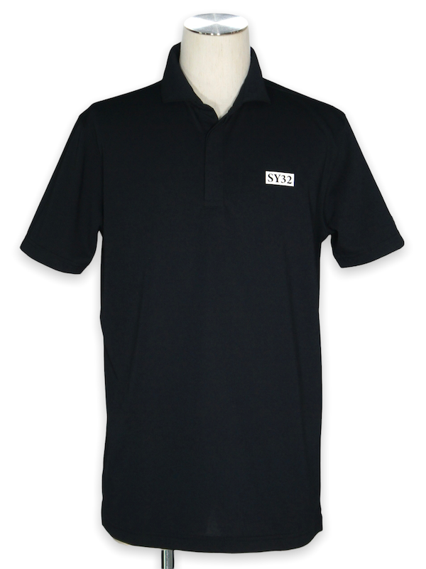 SY32 by SWEET YEARS�֡�GOLF��SKIPPER POLO SHIRTS�� BLACK