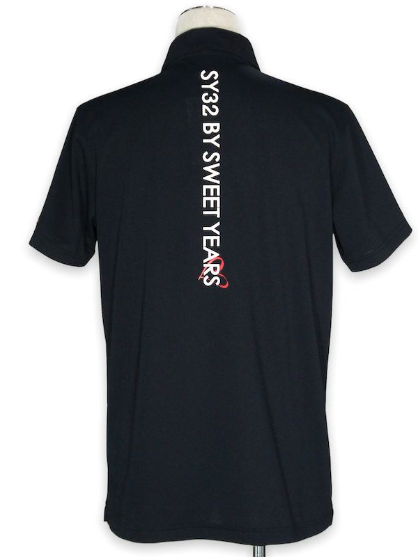 SY32 by SWEET YEARS�֡�GOLF��SKIPPER POLO SHIRTS�� BLACK