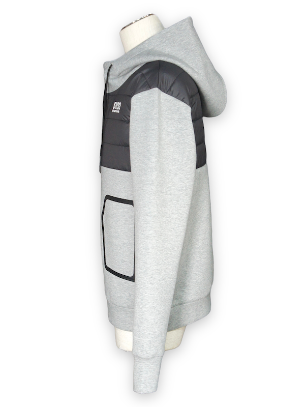 SY32 by SWEET YEARS��DOUBLE KNIT ZIP HOODIE��GRAY