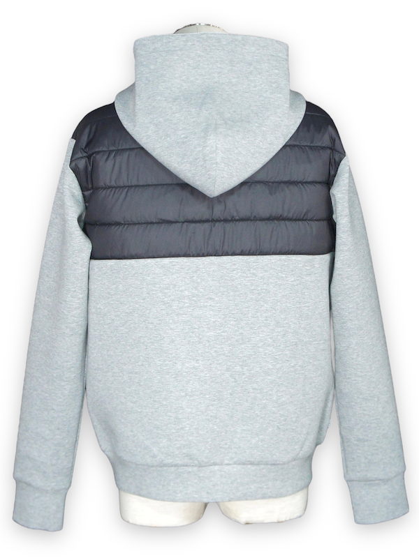 SY32 by SWEET YEARS��DOUBLE KNIT ZIP HOODIE��GRAY