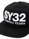 �ɽ���������å� 3D LOGO SNAPBACK CAP BLACK SY32 by SWEET YEARS �����磻�����ƥ��ȥ��Х����������ȥ��䡼��