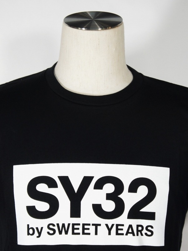 Tシャツ BOX LOGO TEE BLACK×WHITE SY32 by SWEET YEARS | トップス,T