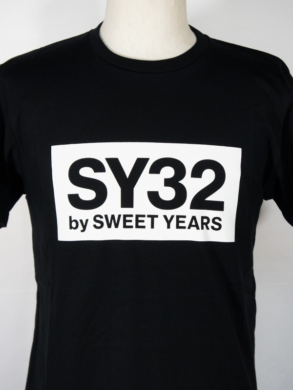 Tシャツ BOX LOGO TEE BLACK×WHITE SY32 by SWEET YEARS | トップス,T