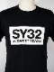 T����� BOX LOGO TEE BLACK��WHITE  SY32 by SWEET YEARS
