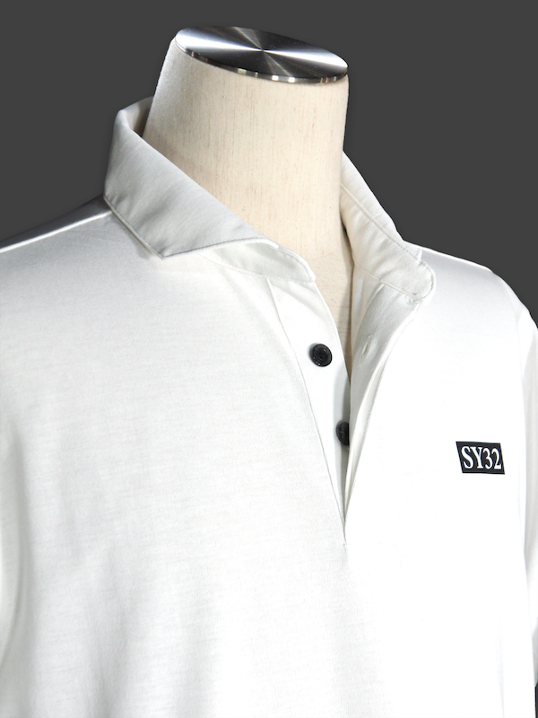 SY32 by SWEET YEARS�֡�GOLF��SKIPPER POLO SHIRTS�� WHITE