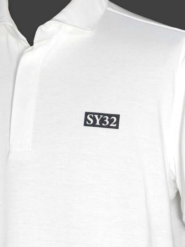 SY32 by SWEET YEARS�֡�GOLF��SKIPPER POLO SHIRTS�� WHITE