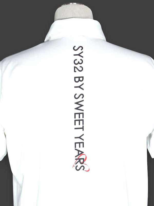 SY32 by SWEET YEARS�֡�GOLF��SKIPPER POLO SHIRTS�� WHITE
