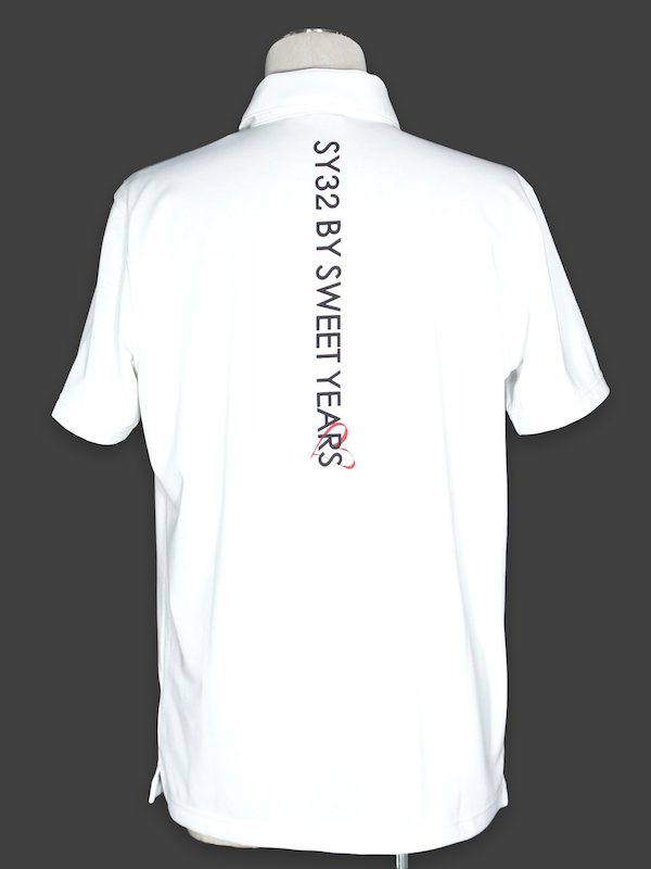 SY32 by SWEET YEARS�֡�GOLF��SKIPPER POLO SHIRTS�� WHITE