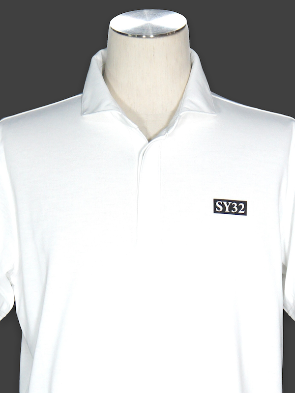 SY32 by SWEET YEARS�֡�GOLF��SKIPPER POLO SHIRTS�� WHITE