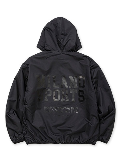 SY32 by SWEET YEARS��REVERSIBLE BOA HOODIE��BLACK