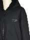 SY32 by SWEET YEARS��REVERSIBLE BOA HOODIE��BLACK