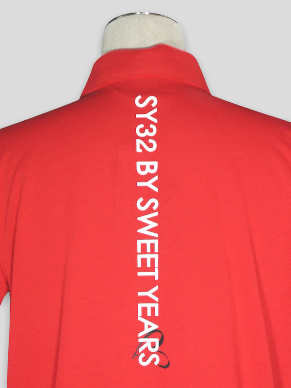 SY32 by SWEET YEARS�֡�GOLF��SKIPPER POLO SHIRTS�� RED
