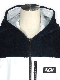 SY32 by SWEET YEARS��REVERSIBLE BOA HOODIE��NAVY