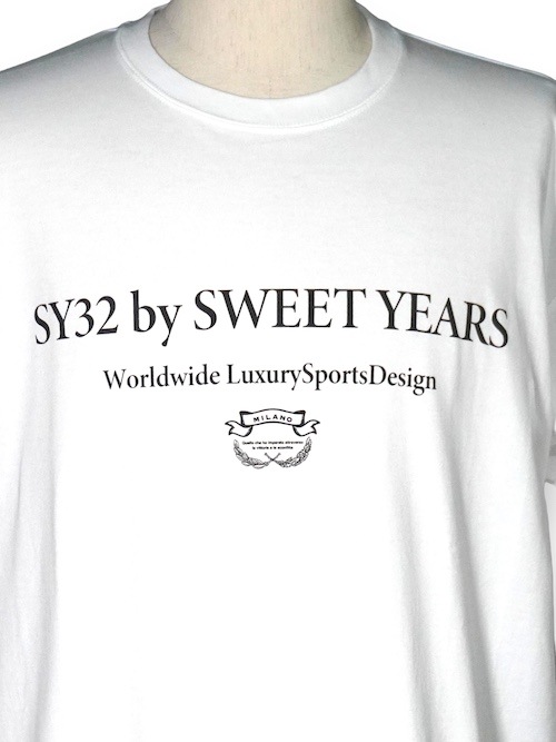 30%OFF ĹµT����� SANS SERIF LOGO L/S TEE WHITE��BLACK SY32 by SWEET YEARS �����磻�����ƥ��ȥ��Х����������ȥ��䡼��