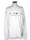 30%OFF ĹµT����� SANS SERIF LOGO L/S TEE WHITE��BLACK SY32 by SWEET YEARS �����磻�����ƥ��ȥ��Х����������ȥ��䡼��