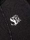 ZIPաǥ SERIF LOGO ZIP HOODIE BLACK SY32 by SWEET YEARS 磻ƥȥХȥ䡼
