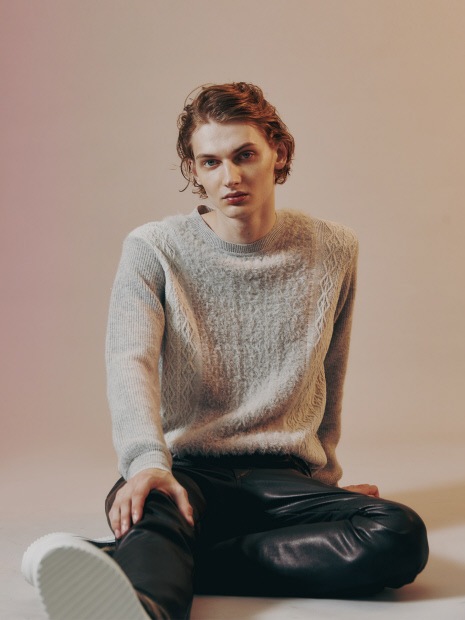 ����ӥ͡�����󥯥롼�ͥå��˥å� ���졼 5351POUR LES HOMMES 5351�ס��롦����