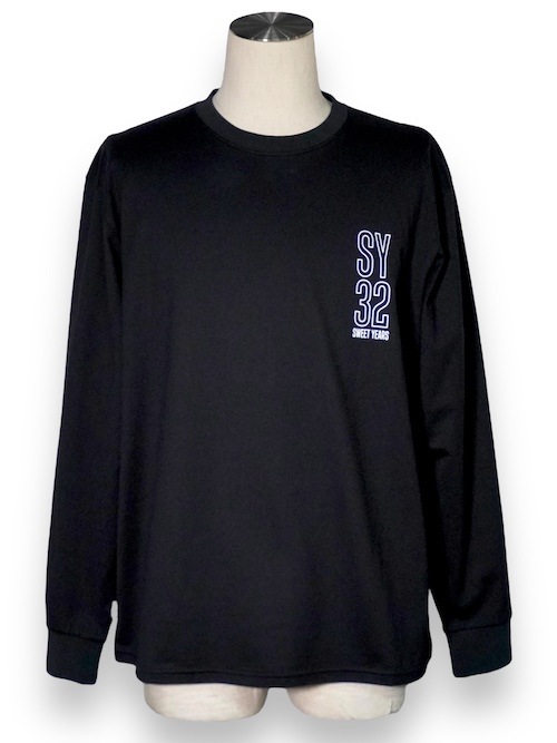 ĹµT����� BASIC BACKPRINT L/S TEE BLACK SY32 by SWEET YEARS �����磻�����ƥ��ȥ��Х����������ȥ��䡼��