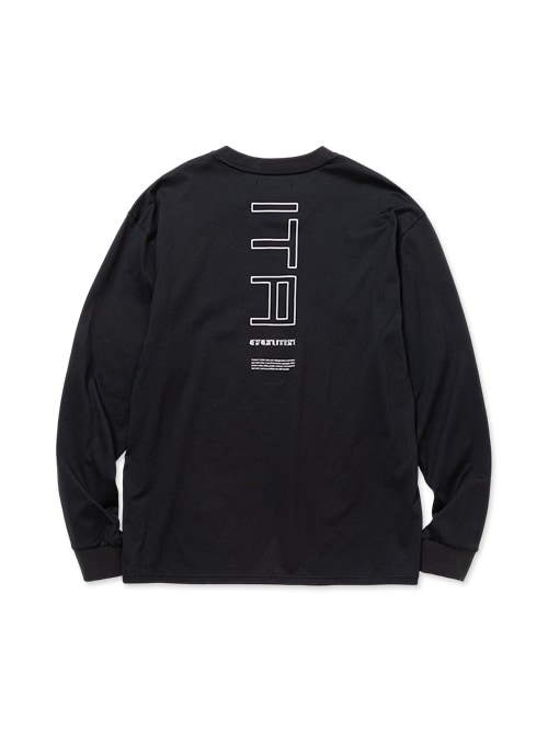ĹµT����� BASIC BACKPRINT L/S TEE BLACK SY32 by SWEET YEARS �����磻�����ƥ��ȥ��Х����������ȥ��䡼��