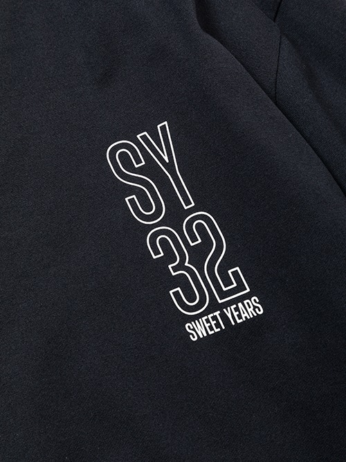 ĹµT����� BASIC BACKPRINT L/S TEE BLACK SY32 by SWEET YEARS �����磻�����ƥ��ȥ��Х����������ȥ��䡼��