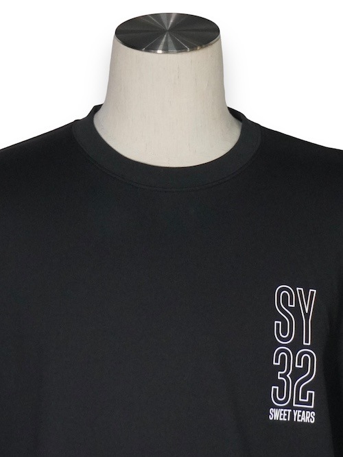 ĹµT����� BASIC BACKPRINT L/S TEE BLACK SY32 by SWEET YEARS �����磻�����ƥ��ȥ��Х����������ȥ��䡼��