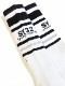 SY32 by SWEET YEARS��BORDER FRONT LOGO SOX��WHITE