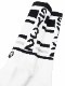SY32 by SWEET YEARS��BORDER FRONT LOGO SOX��WHITE