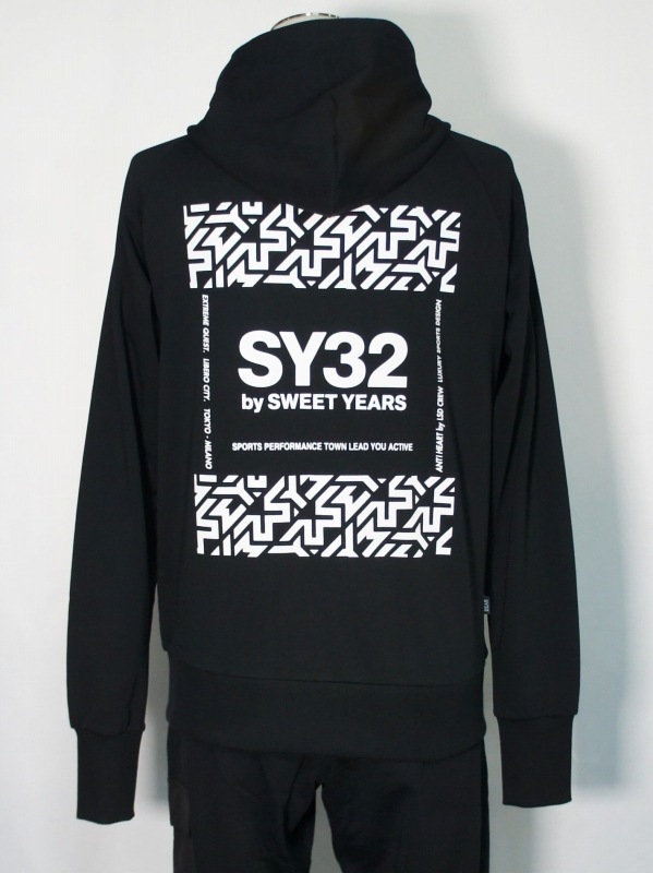 ���åץѡ����� SY32 by SWEET YEARS��HYDROFUGE HOODIE��BLACK��WHITE