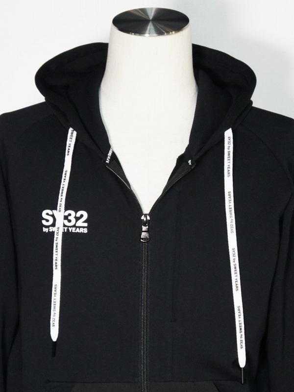 ���åץѡ����� SY32 by SWEET YEARS��HYDROFUGE HOODIE��BLACK��WHITE