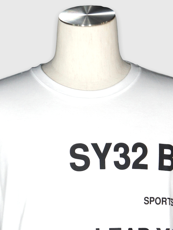 SY32 by SWEET YEARS��AROUND LOGO TEE��WHITE