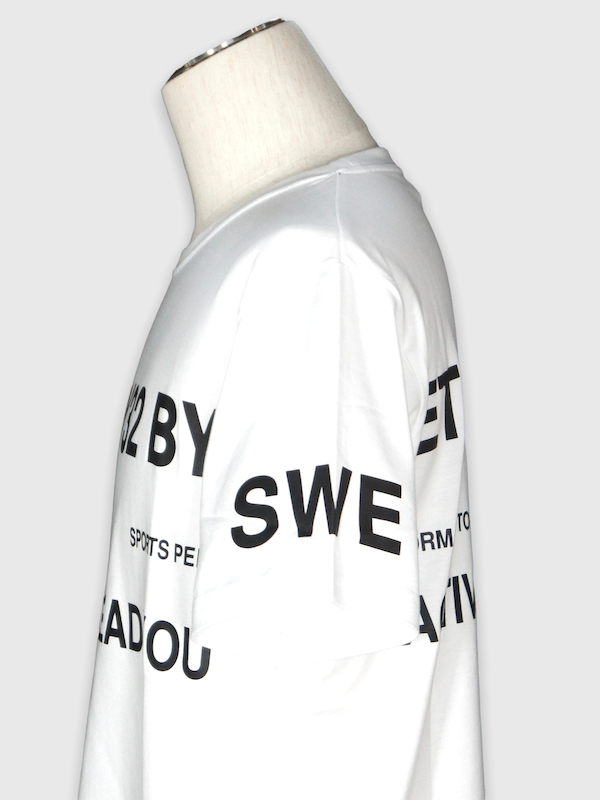 SY32 by SWEET YEARS��AROUND LOGO TEE��WHITE