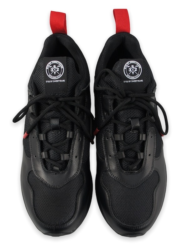 SY32 by SWEET YEARS★GOLF SYG-24SA001 CARDBOARD PIQUE HALF MOCK ストレッチ ロゴ 半袖モックネックシャツ color:KHAKI(カーキ)