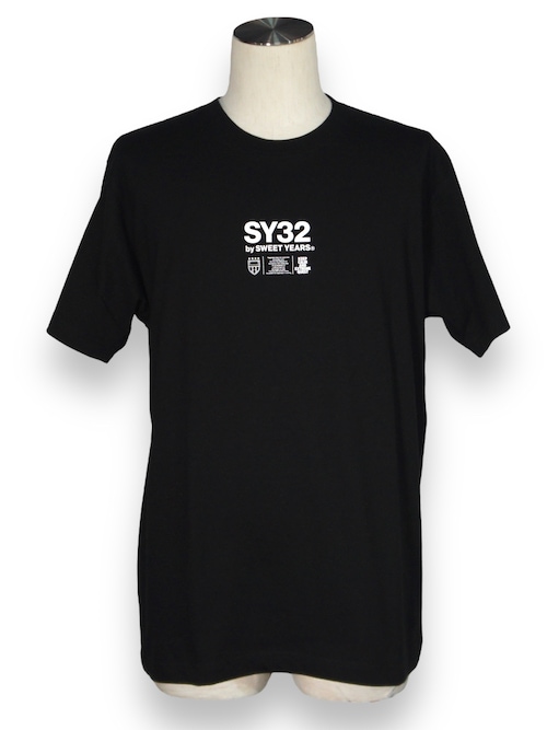 T MULTI CENTER LOGO TEE 13452 BLACK SY32 by SWEET YEARS 磻ƥȥХȥ䡼