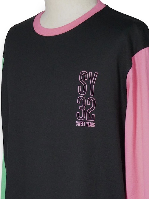 ĹµT����� BASIC BACKPRINT L/S TEE MIX SY32 by SWEET YEARS �����磻�����ƥ��ȥ��Х����������ȥ��䡼��