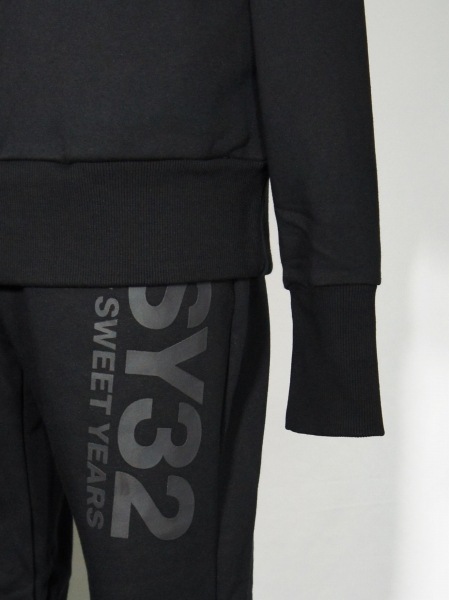 SY32 by SWEET YEARS��BIG LOGO HOODIE��BLACK��BLACK�ڥ����磻�����ƥ��ȥ��Х����������ȥ��䡼����