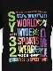40%OFF T����� COLORFUL LOGO TEE 13454 BLACK SY32 by SWEET YEARS �����磻�����ƥ��ȥ��Х����������ȥ��䡼��